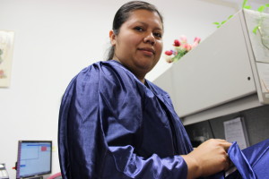 Briya grad before the ceremony