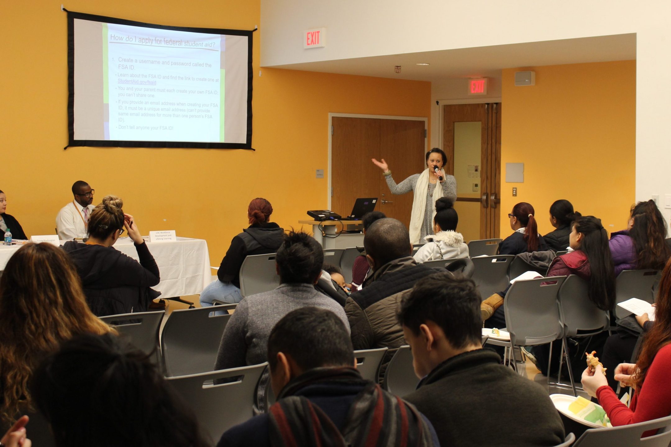 Briya hosts college and career panel for medical assistant students and alumni